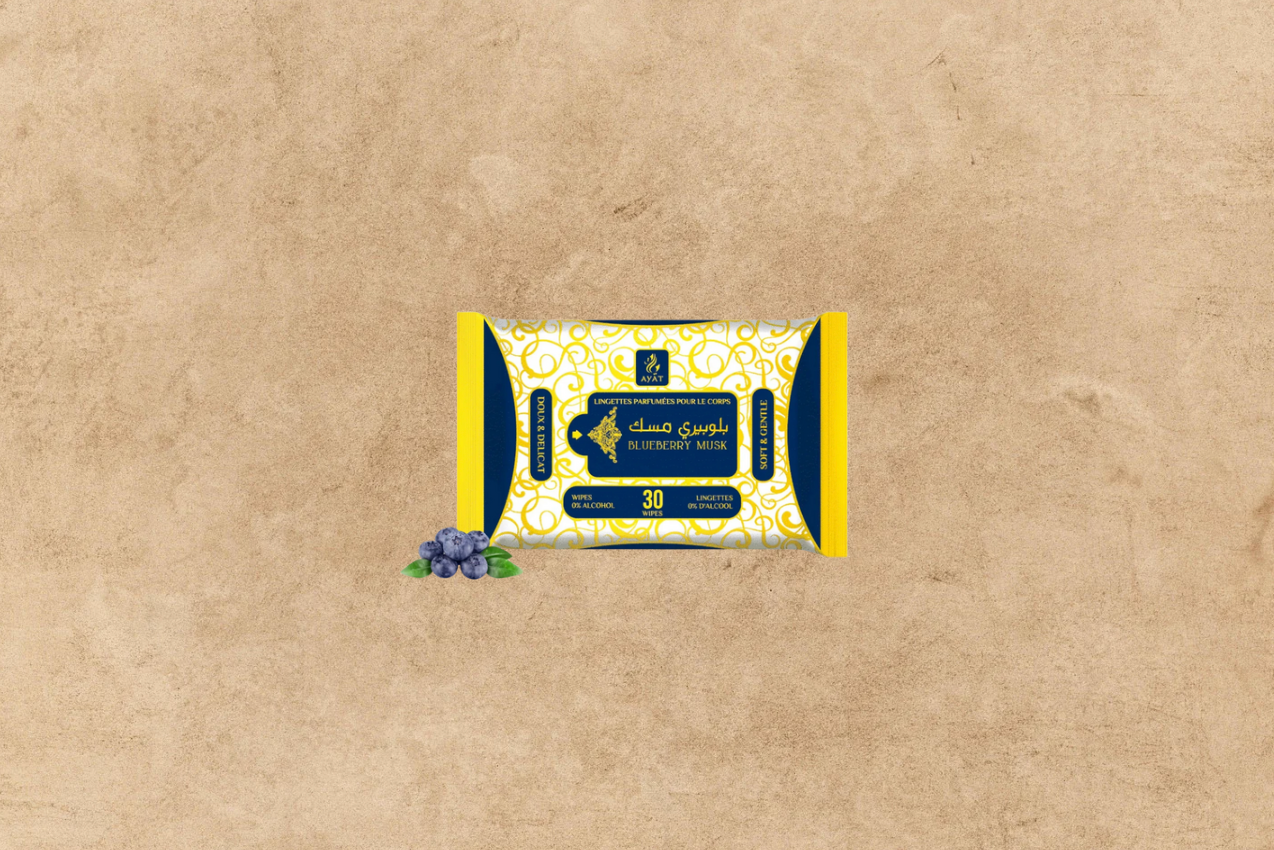 LINGETTES SANS ALCOOL - BLUEBERRY MUSK | AYAT