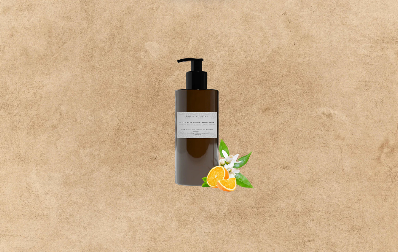 SAVON NOIR & MUSC D'ORANGER - KARAMAT 300 ML